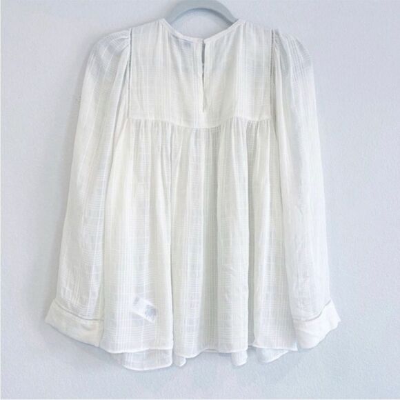 REISS NWT MARCIA LADDER INTEREST
BLOUSE in White/Cream Size 6 - Picture 8 of 11